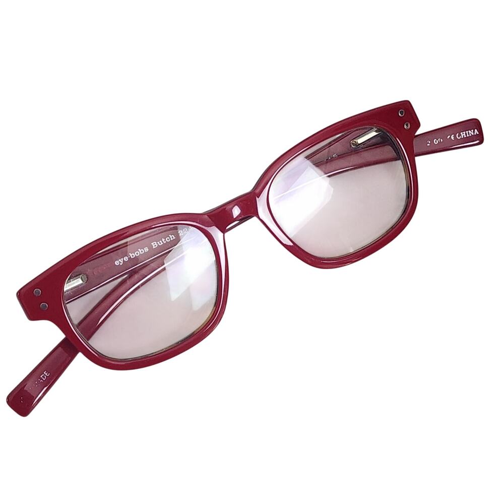 Eyebobs Butch 2249 Reading Glasses +2.00 Burgundy Tortoise Shell 44-15